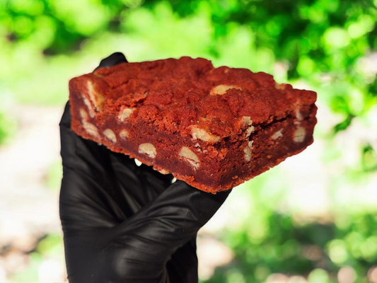 Red Velvet Half-Baked Cookie Dough